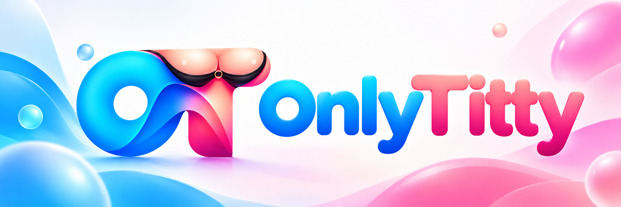 OnlyTitty banner with the OT logo and OnlyTitty wordmark in blue and pink.
